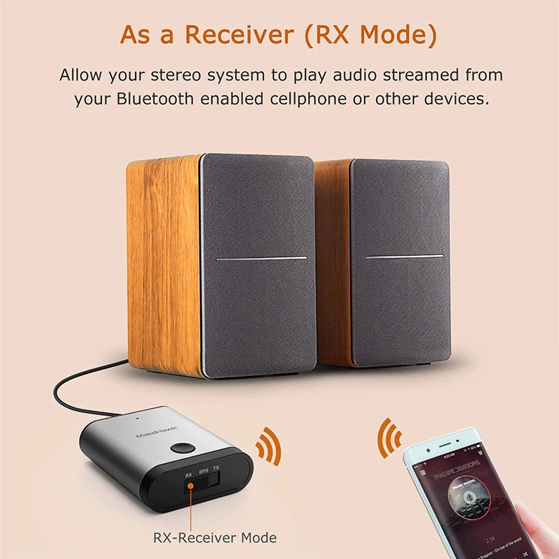 JINSERTA Bluetooth 5 0 Receiver Transmitter 4 2 aptX HD for TV Headphone Optical 3 5mm SPDIF Bluetooth AUX Audio Adapter