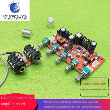 

Pt2399 Microphone Amplifier Board Microphone Amplifier Board Moving Coil. Microphone Head Universal. with Front Amplification