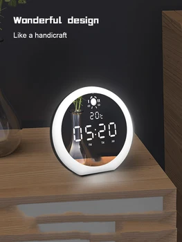

Multifunctional Four In One Clock Bluetooth Speaker Alarm Clock Birthday Gift Alarm Clock Digital Clocks