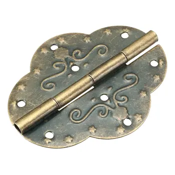 

uxcell 6pcs Antique Bronze Hinges Retro Butterfly Shape Hinge with Screws Cabinet Door Butt Hinges For DIY Box 69x53mm
