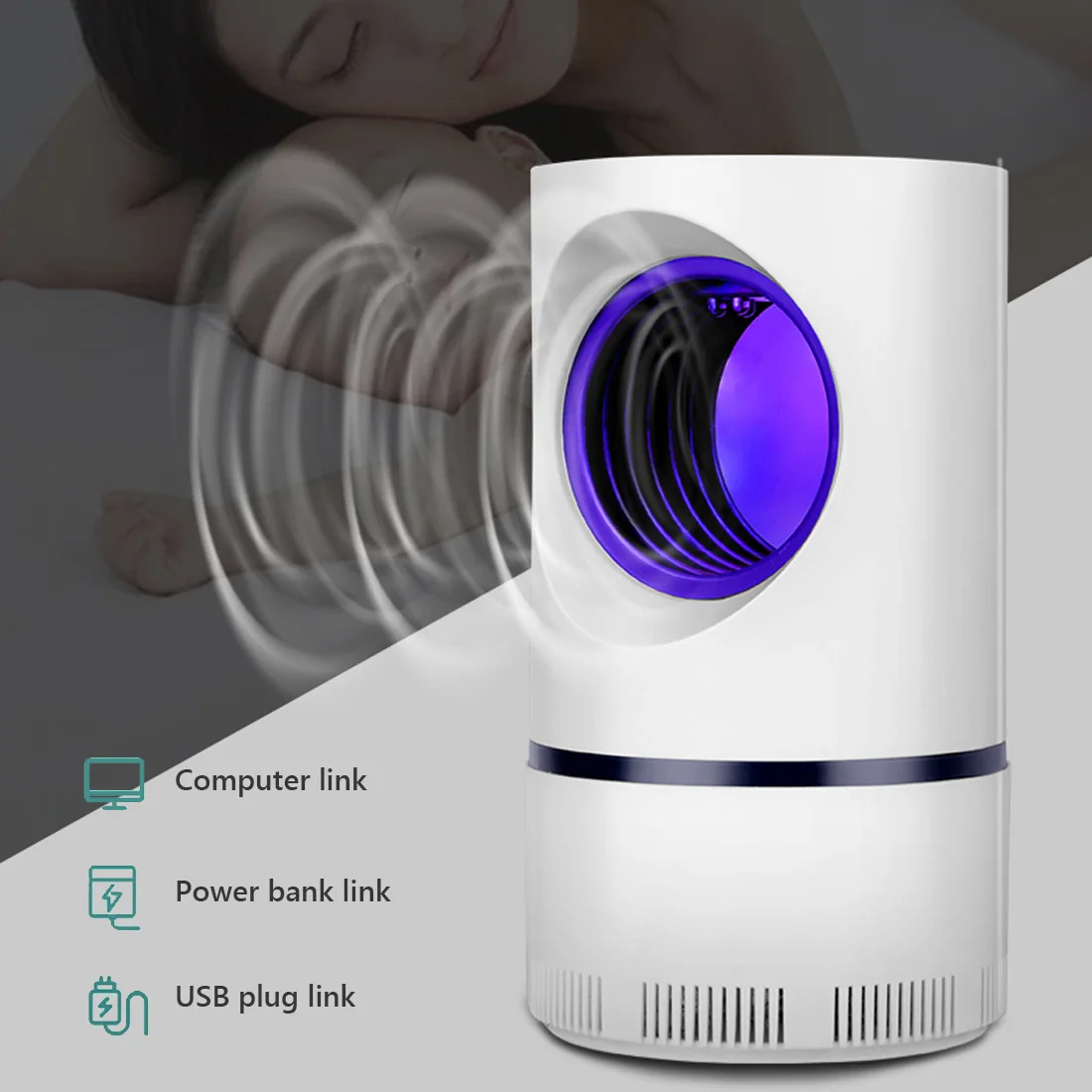 

Led Mosquito Killer Lamp UV Night Light cheap USB Insect Killer Bug Mosquito Trap Lantern Repellent Lamp High Quality