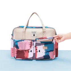 Épaule simple à la mode, sac à bras diagonal, sac de maternité étanche et multifonctionnel de grande capacité 