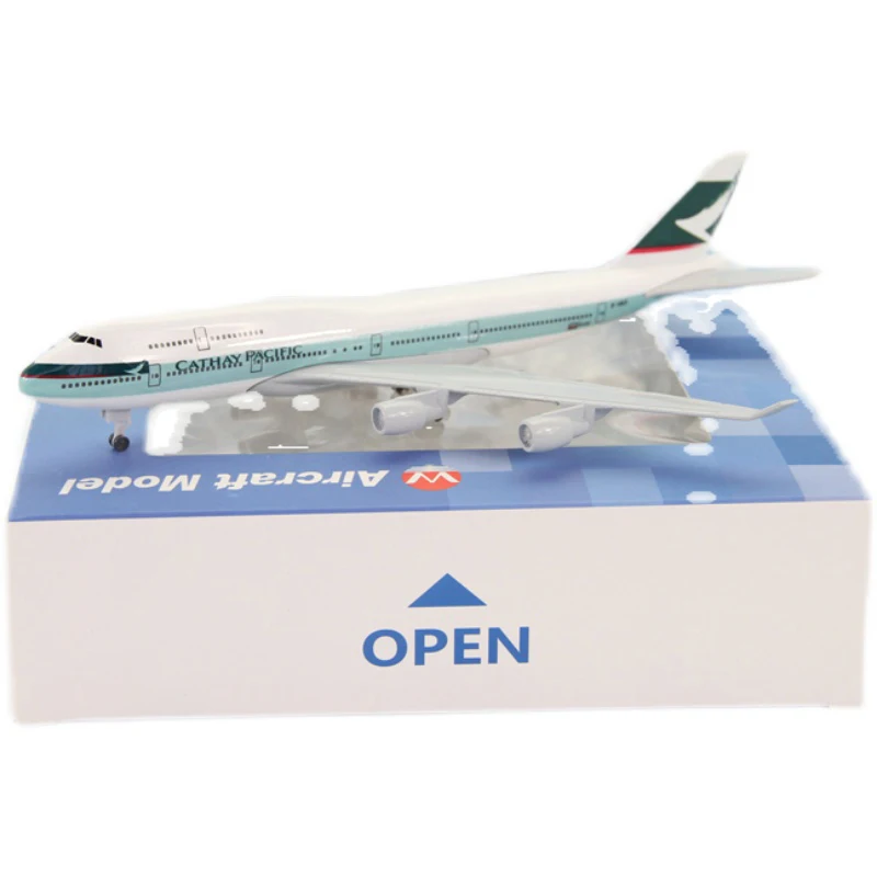 1:400スケールキャセイパシフィック気道B747-400航空飛行機