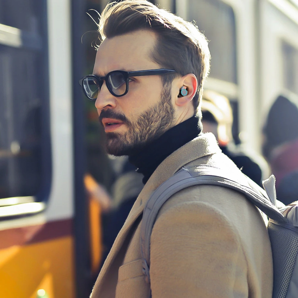 TWS G06 настоящий беспроводной Bluetooth 5,0 светодиодный наушники с дисплеем питания и микрофоном 4000 мАч чехол для зарядки водонепроницаемые наушники