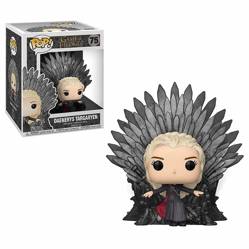 with box Виниловые куклы FUNKO POP GAME OF THRONES BRAN STARK OLENNA TYRELL TYRION LANNISTER Night's King Jon Snow daeneris Targaryen Drogon - Цвет: with box