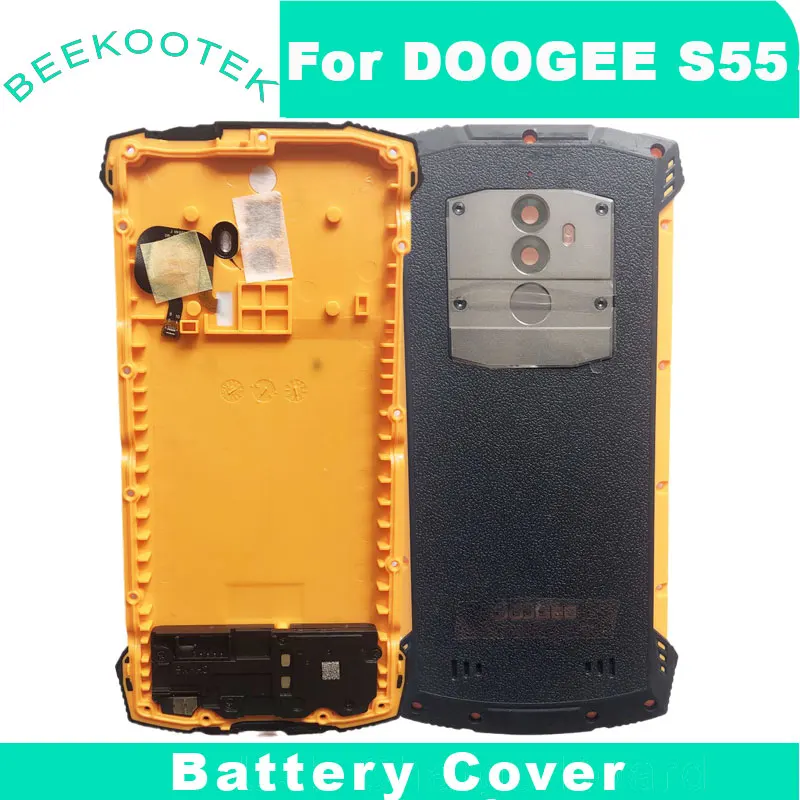 Оригинальная Крышка батарейного отсека DOOGEE S55 + кабель для отпечатков пальцев