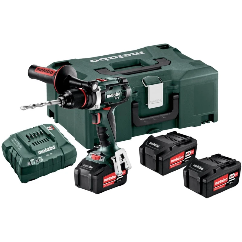 Drill-screwdriver Metabo BS 18 LTX Impuls set 4AH with two batteries (602191960) | Инструменты