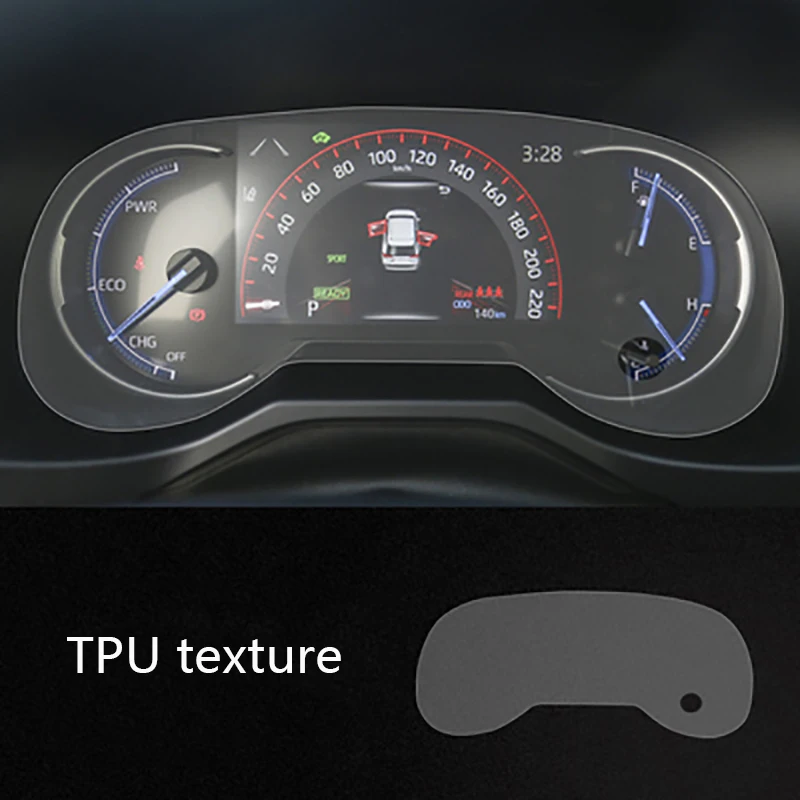 TPU 필름 화면 보호기 도요타 RAV4 RAV-4 2018-2021 자동차 계기판 보호기 대시 보드 센터 컨트롤 터치 스크린