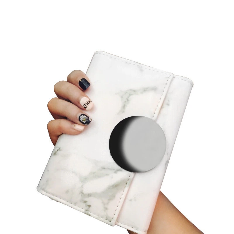 

2019 New Fashion print women wallet High Quality Leather Women slim thin Purse clamp Clutch Large Capacity leather money clip