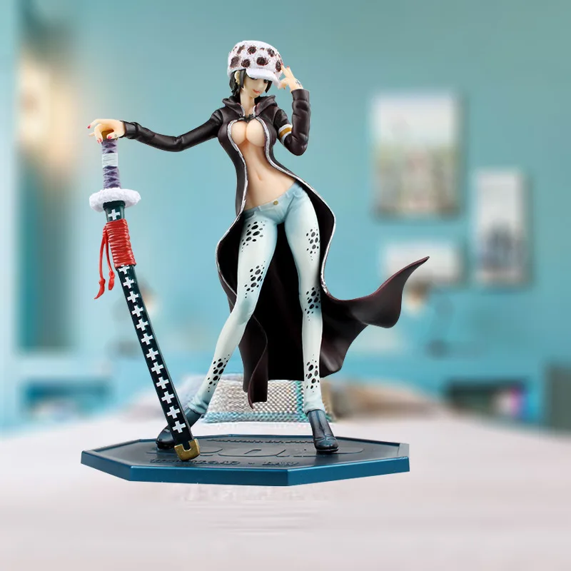 

New Voice Anime MH One Piece Trafalgar Luo Mother of Pop Female Body Luo Garage Kit Model Ornaments
