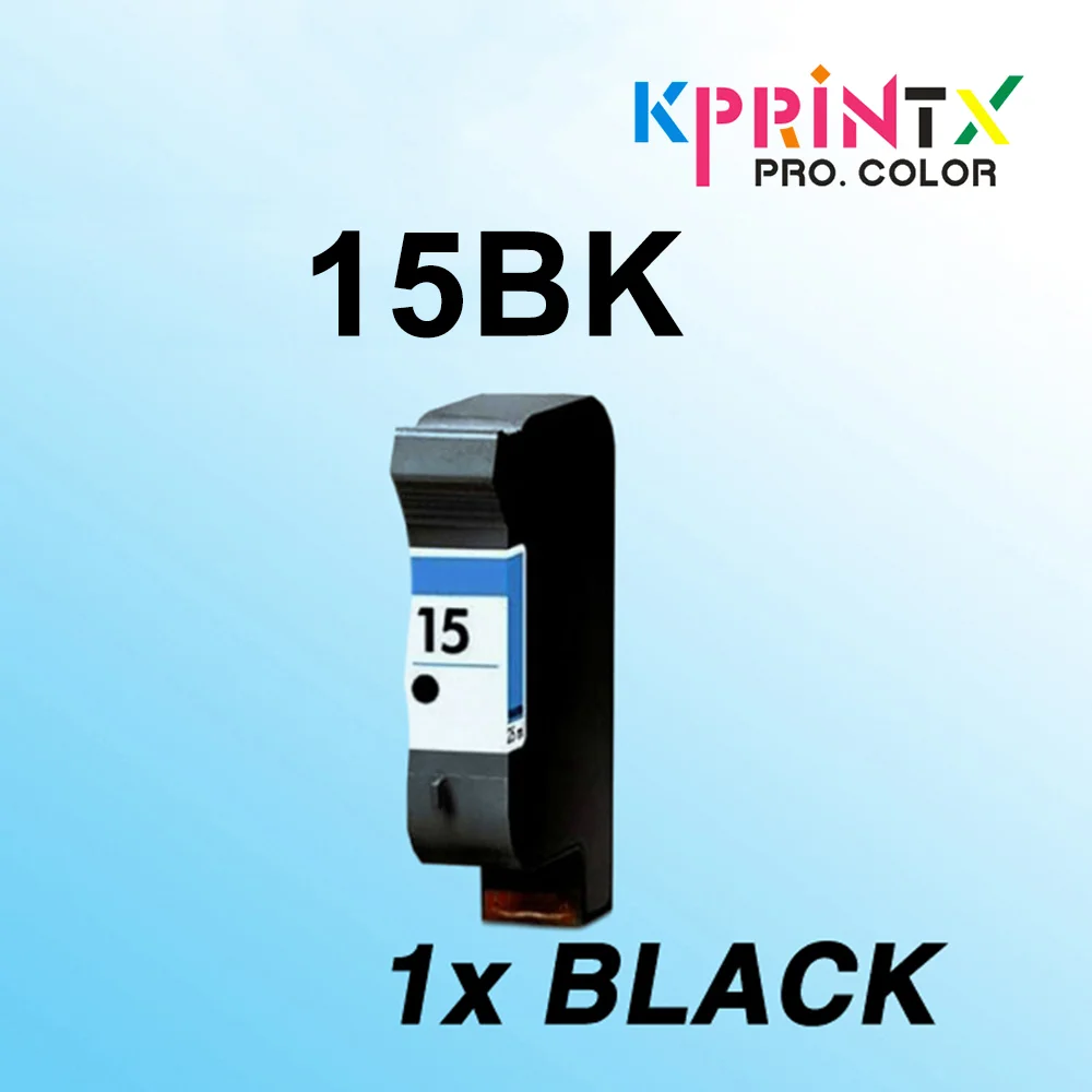 1x высококачественный чернильный картридж совместимый с hp15 Deskjet 810c 812c 840c 845c 920c 948