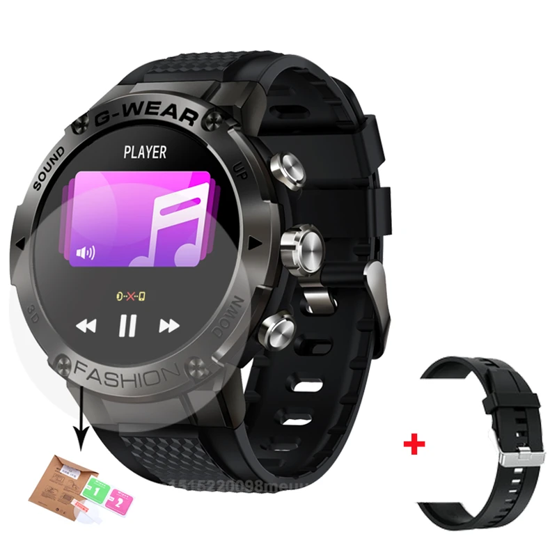 Sports Smart Watch Men BT Phone Call Customize Watch Faces Music Fitness Tracker Super Long Standby Smartwatch Android IOS K28H 