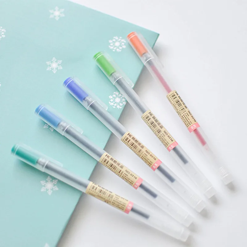 12 Colors Markers Pen 0.5mm MUJIs Pens School Office Supply Bullet days Hand account Painting Stationery Japanese Gel Pen,marker pen,markers pen,paint marker pen,pen marker,permanent markers,permanent marker,color marker pens,white marker pens,permanent marker pen