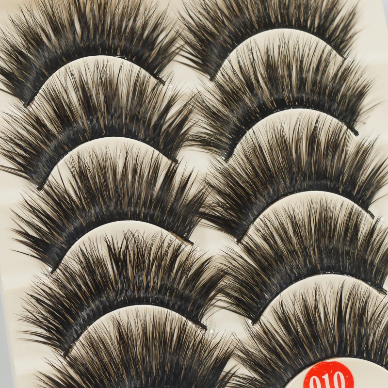 Eyelash Extension Eyelash Extensions Eyelash Extension Lashes Fake Eyelashes False Eyelashes 5 Pairs Handmade False Eyelash Thick Fluffy Eyelashes Extension individual Makeup Fake Lashes Professional Soft lash