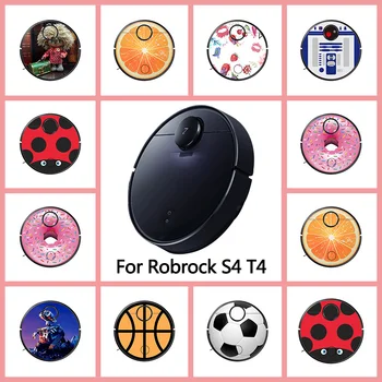 

Provide Customized Custom Cartoon Sticker for xiaomi Roborock S4 T4 Robot Robotic Vacuum Cleaner Skin Spare Parts Accessories