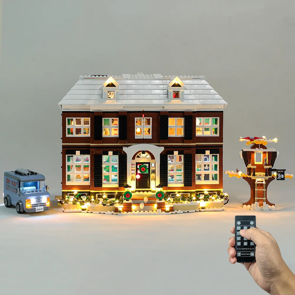 LED Light Kit For Christmas Gift 21330 Home Alone House Street