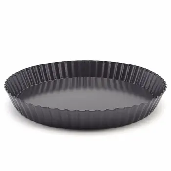 

9 inch Non-stick Pizza Pan Quiche Pan With Removable Bottom Removable Loose Bottom Quiche Pan Tart Pie Pan