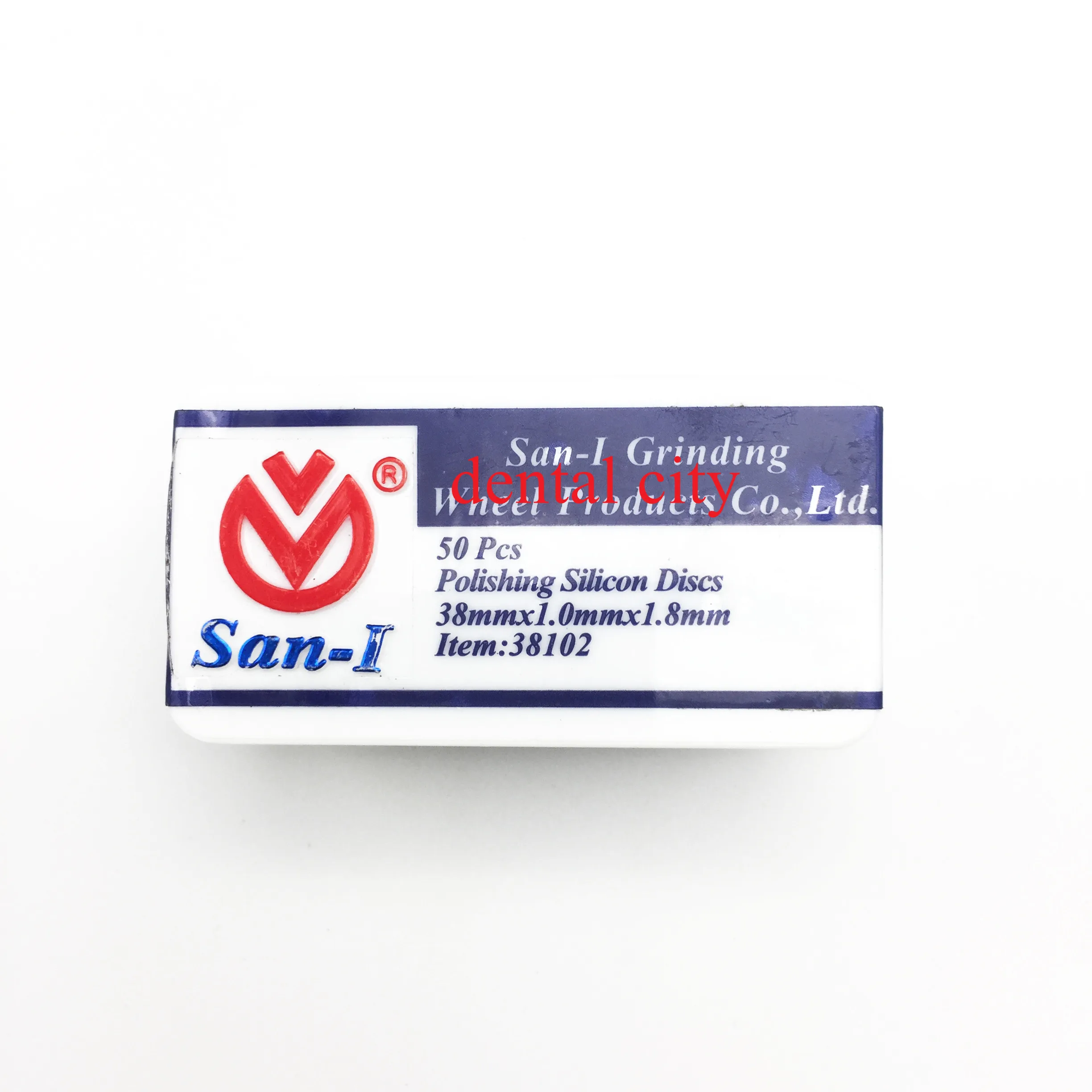 Зубной Техник лаборатории материалов San-1 полировки кремния диски по металлу Copings 38*0,6-0,7*1,8 мм 100 шт./кор