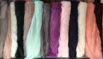 

17color available 7cm long pile mongolian fur fabric for patchwork,imitation pelliccia faux fur fabric Baby Shooting Background
