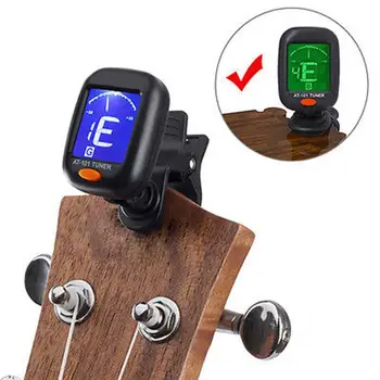 

Capo Tuner Metronome Bass Backlight Black Violin Tool Tuner Ukulele Band Clip Automatic Sound Correction