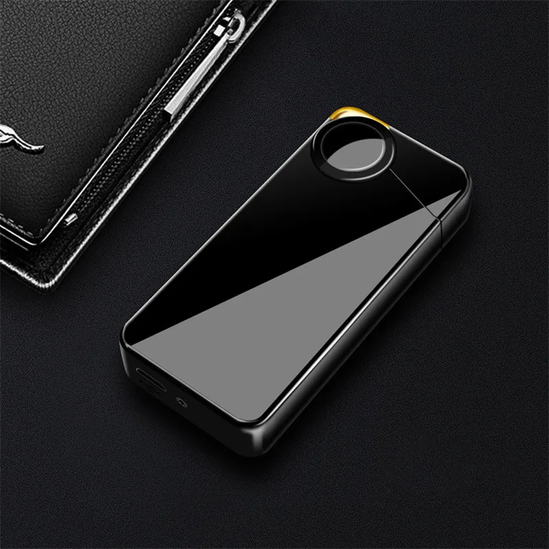 Epacket Прямая поставка USB перезаряжаемая Электрическая Зажигалка Ветрозащитная электронная плазменная дуговая Зажигалка металлическая Новинка прикуриватель подарок