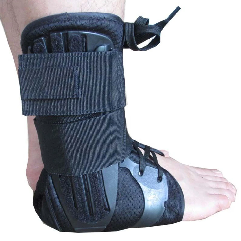 

Ankle Brace Achilles Tendon Support Stabilizer Sport Injury Elastic Running Guard Pad Lace Up Adjustable Safety Pain