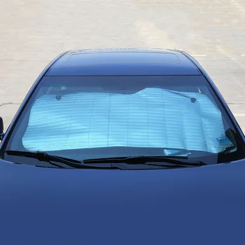 

Summer Windshield sunshade Rainshield Aluminum Visors Truck Double Sided