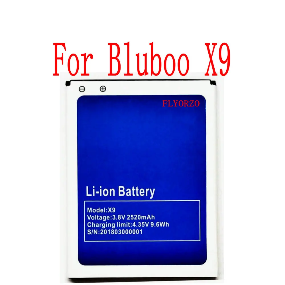 Новый высококачественный аккумулятор Bluboo X9 2520 мАч для сотового телефона