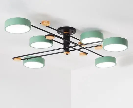 Ceiling type Винтажный светодиодный подвесной светильник для ресторана, бара, украшения дома, столовой, светильник lampara, современный светодиодный подвесной светильник - Цвет корпуса: Ceiling type