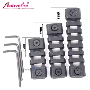 

21mm rail aluminum alloy leather rail aluminum alloy screw fixing fixture plastic water gun rail accessories