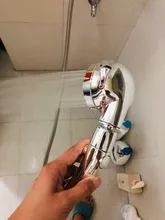 Shower-Head Stop-Button Rotating Water-Pressure Adjustable Degrees 360 with 3-Mode