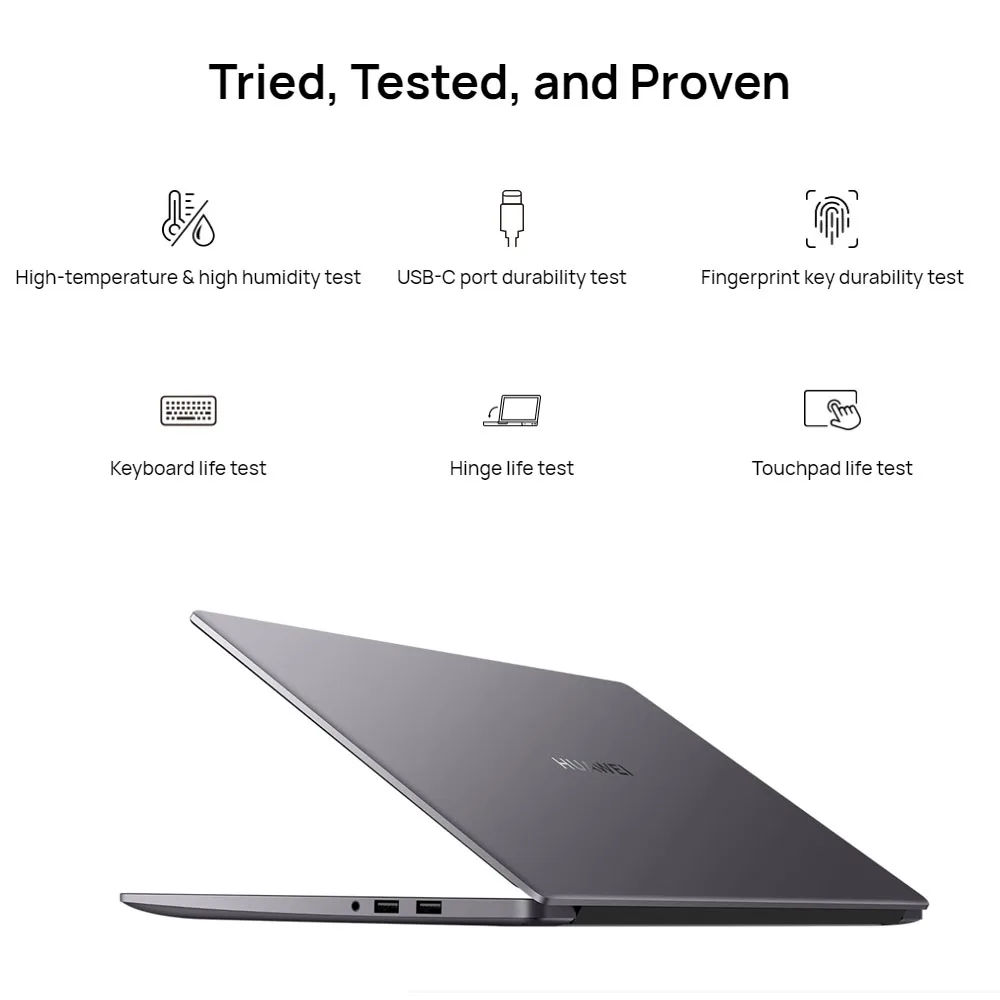 Оригинальный HUAWEI MateBook D 15 2021 ноутбук 6 дюймов процессор Intel Core 11TH i5 1135G7/i7 1165G7 16 Гб DDR4