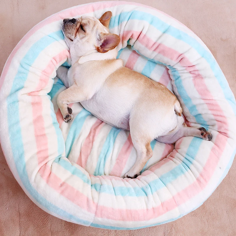 

Jormel Warm Fleece Dog Bed Round Pet Lounger Cushion For Small Medium Large Dogs Cat Winter Dog Kennel Puppy Mat Pet Bed