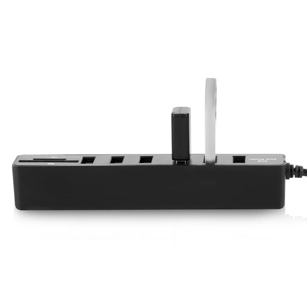 Usb-хаб 6 портовый расширитель адаптер USB 2,0 концентратор Мульти USB разветвитель 2,0 хаб 3 хаб 2,0 несколько USB2.0 usb-концентратор кардридер для ПК