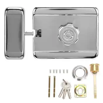

12V Electronic Door Lock Stainless Steel With Keys For Home Factory Security