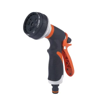 

1Pcs 8 modes adjustable nozzle water gun garden lawn household car high pressure sprayer multifunctional spraying tool