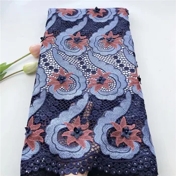 

2020 Top Class Neat embroidery Guipure lace Very soft African cord fabric Nigerian Ghana Dubai celebration sewing gown