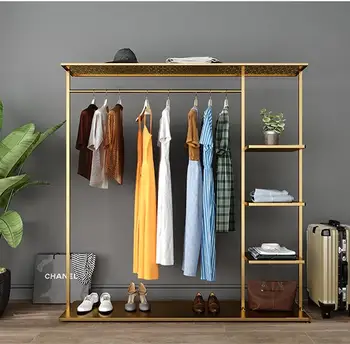 

Tieyi clothing store display rack multi-functional bag coat rack women's underwear hanger floor type bedroom hanger