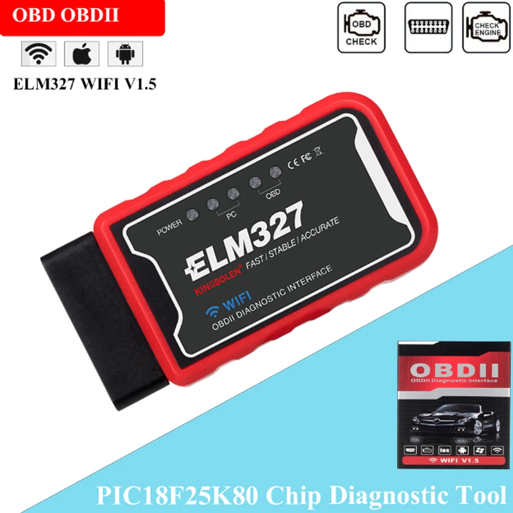 Сканер кодов OBD II ELM327 с Wi-Fi считыватель для Android/IOS автоматический сканер OBD2 Dodge Journey