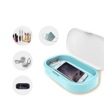 

Double Uv Disinfection Box Aromatherapy Function Automatic Shut-down Phone Glasses Toothbrush Jewelry Disinfection Machine