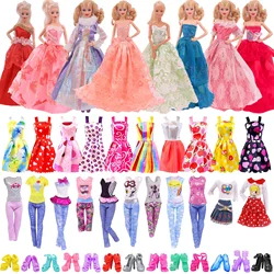 Vêtements de fête en dentelle pour barbie, robe de mariée + accessoires chaussures, bon marché, 11.8 pouces, BJD 1/6, jouet pour enfants 