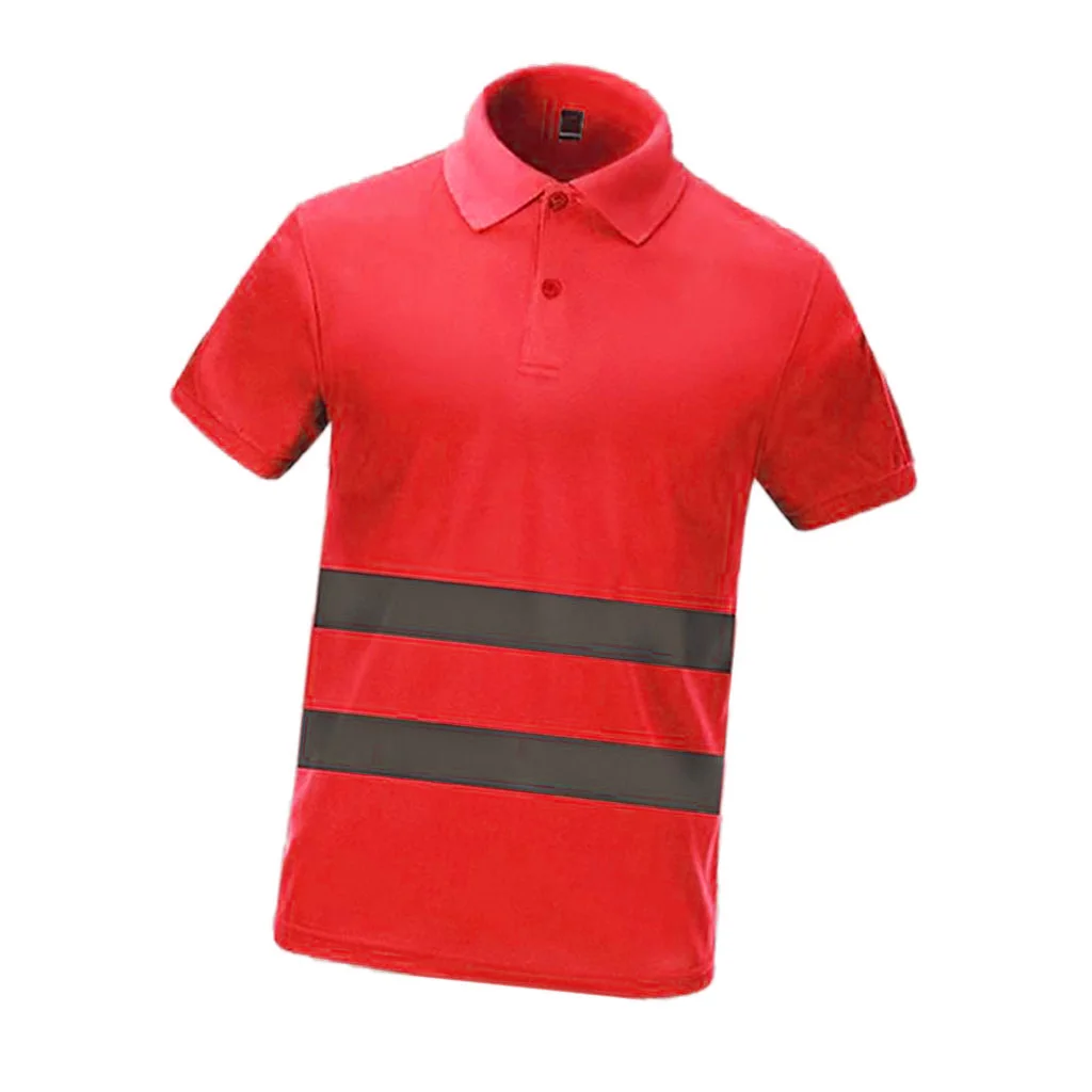 Hi Vis T Shirt Reflective Safety Short Sleeve HIGH Visibility