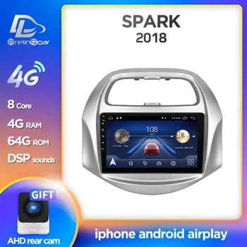 

Prelingcar Android 10.0 For CHEVROLET Spark 2018 2019 2020 Car Radio Multimedia Video Player GPS Navigation NO DVD 2 Din DSP IPS