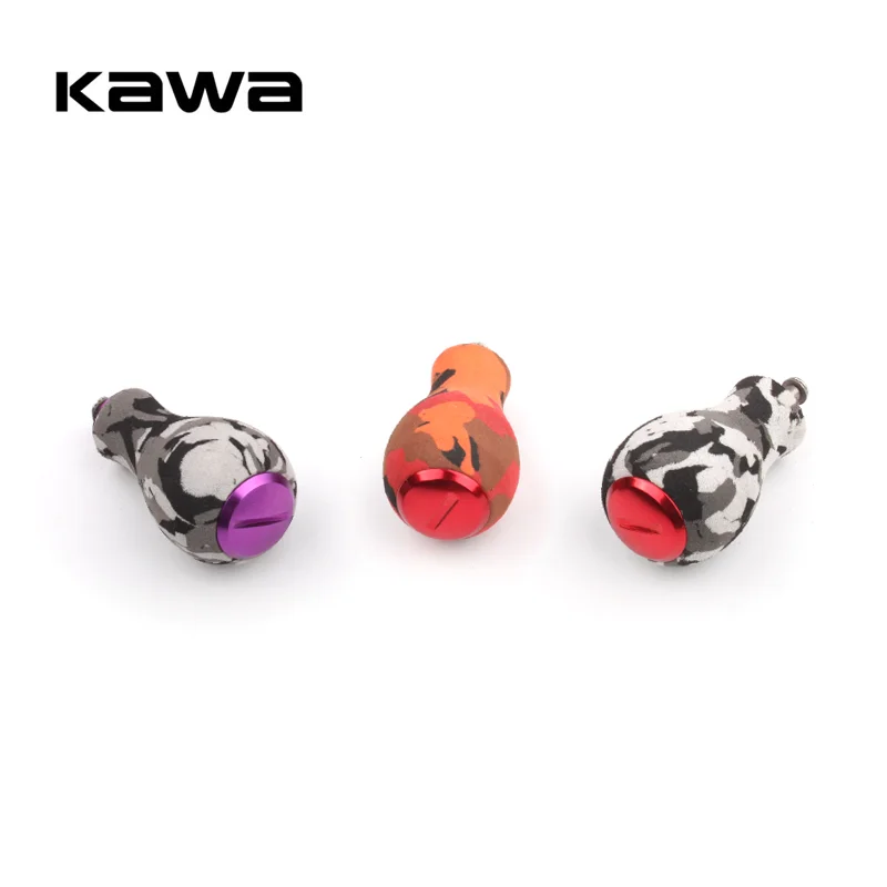 KAWA Fishing Reel Handle EVA Knob, DIY Bait Casting Spinning Reel Cranking Handle Knob for D/ S/ A Reel