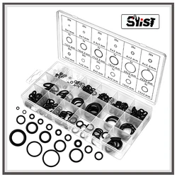 225 Pcs O-Ring 18 Sizes Rubber Sealing Gasket Rings Washer Seal Assortment Set for Plumbing Automotive General Repair