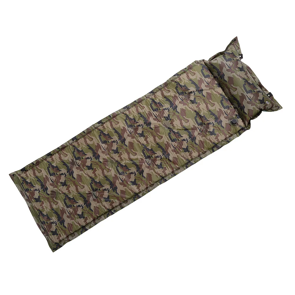 Camouflage TOMSHOO для улицы кемпинга толстый Автоматический надувной матрас Самонадувающийся коврик палатка для пикника матрас с подушкой - Цвет: Camouflage