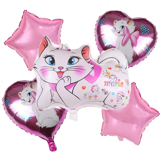 ARISTOCAT Foil Balloon Marie Cat Animal Pet Decor Shower Birthday Party Supply A