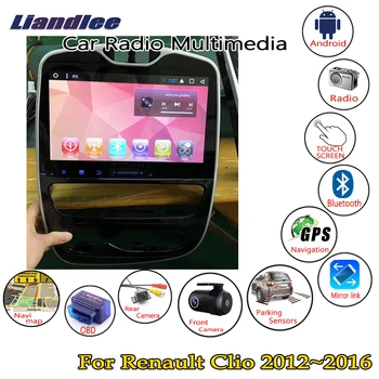 

Car HD Touch Screen Display TV For Renault Clio 2017 2018 2019 Car Radio Android Multimedia GPS Navigation System Audio Video