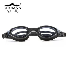 Shuman мужские/женские водонепроницаемые очки для плавания анти-противотуманные покрытия высокой четкости силиконовой лентой гальванические очки