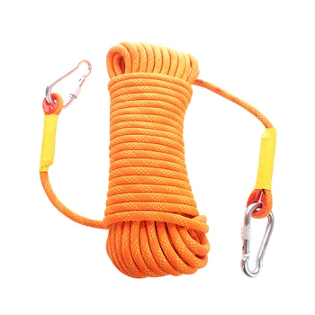 

10.5mm Outdoor Climbing Rope 10-50M Rock Ice Climbing Equipment High Strength Survival Paracord Safety Rope Climbing Accessory